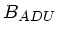 $ B_{ADU}$