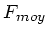 $ F_{moy}$