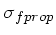 $ \sigma_{fprop}$