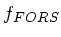 $ f_{FORS}$