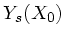 $ Y_s(X_0)$