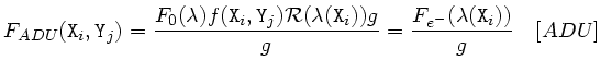 $\displaystyle F_{ADU}({\tt X}_i,{\tt Y}_j)=\frac{ F_0(\lambda) f({\tt X}_i, {\t...
...}(\lambda({\tt X}_i))g}{g} =\frac{ F_{e^-}(\lambda({\tt X}_i))}{g} \quad [ADU] $